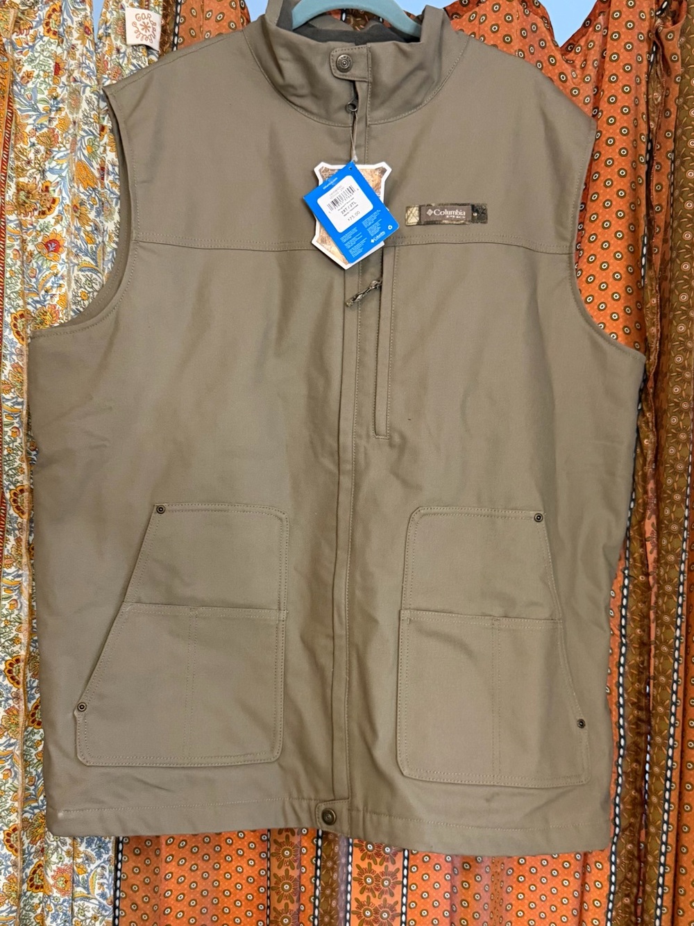 Columbia PHG Roughtail Work Vest — Tan / Khaki